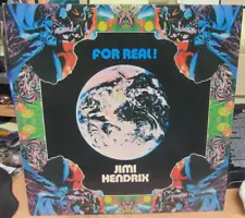 JIMI HENDRIX U.K. IMPORT 2 ALBUM SET "FOR REAL" 1975 DJM RECORDS DJD 28011 RARE