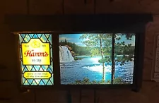 Hamms lighted motion beer sign