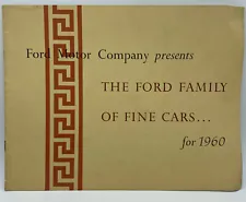 Ford Motor Company Presents the Ford Family of Fine Cars for 1960 Sales Magazine