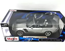 Maisto 2010 Roush 427R Ford Mustang Diecast Car 1:18 Special Edition Silver