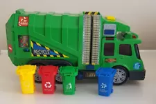 •• Large Recycling Bin Truck/ Garbage Truck with Lights & sounds ••