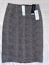 LIVERPOOL JEAN CO STITCH FIX WOMENS SKIRT SIZE 6/28 COLOR WHITE/WHISPER