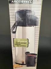 2-1.9 L Hot Coffee Pump Dispenser Air Pot Warmer Server Catering cafe Food Truck