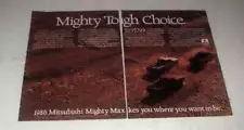 1985 Mitsubishi Mighty Max Pickup Truck Ad - Choice