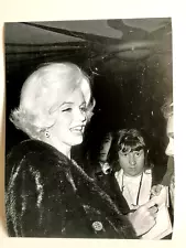 Marilyn Monroe Signing Autographs for Fans Golden Globe Awards rare candid 6x8