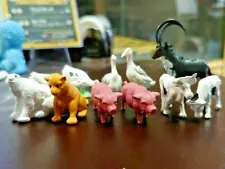 Mini Farm Animals ▪ Realistic Plastic Toy Figures ▪ Kid's educational fun bundle