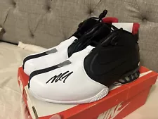 Size 15 - Nike Air Zoom Vick 2 Black White Red SIGNED