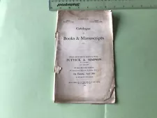 Catalogue of books and manuscripts offered for sale 1934 A8362