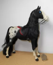 Breyer Sears SR 1985 Flocked Rocking Horse Black Appaloosa "Our Rocking Horse"