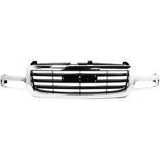 Grille Assembly For 2003-06 GMC Sierra 1500 2003-04 Sierra 2500 Old Body Chrome (For: 2004 GMC Sierra 1500 Denali)