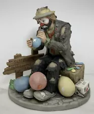 Flambro Clowns Emmett Kelly Jr. Balloons For Sale II Signed & Dated # 1555/7500