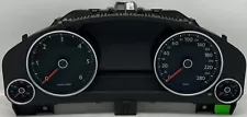 2013 VOLKSWAGEN TOUAREG USED DASHBOARD INSTRUMENT CLUSTER FOR SALE (KM/H)