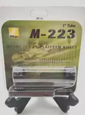 Nikon M-223 Scope Mount Picatinny Rails 1" Tube Riflescopes New Sealed