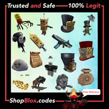 YOU PICK! Roblox LIMITED EDITION Bonus Code Items Special Particle Effects