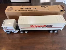 Vintage Nylint Ford CL9000 CABOVER COE TRACTOR w/ "MOTORCRAFT PARTS" TRAILER