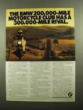 1989 BMW R100RS Motorcycle Ad - Has 300,000-Mile Rival