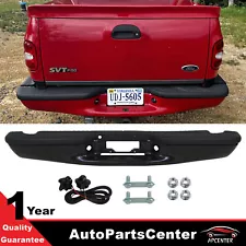 Black Rear Bumper Assembly For Flareside/Stepside Bed 1997-2003 Ford F-150 F150