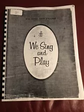 We Sing And Play Catholic Homeschool Child Song Book Piano Reprint