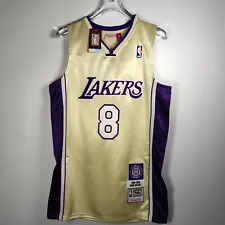 Kobe Bryant #8 Gold Jersey embroidery style