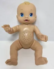 2006 Baby Alive Wets 'N Wiggles Girl Baby Doll Blue Eyes Hasbro