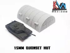 3D Printed – 15mm (1:100) Scale Quonset Hut