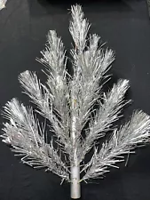 New ListingVTG Aluminum Wall/Door Hanging Tinsel Christmas Tree Missing 1 Branch 25” Total