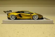 1/18 FX Model One Off Lamborghini Aventador Gold/White Forgiato Wheels No BBR MR