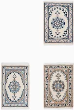 Nain 3PCs Hand-Knotted Persian Carpet 23 5/8x15 11/16in-Fine,Orient,Carpet,Rug,