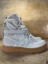 Nike SF Air Force 1 Womens Size 5.5 Gum Light Bone High Top Sneaker 857872-004