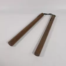 Vintage Nunchucks Wood w/ Rope (Collectible Only)