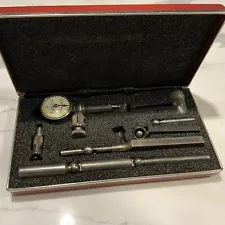 Starrett Last Word Dial Test Indicator No. 711 Machinist Tool Kit w/ Accessories