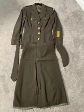 WWII Military Army Nurse Uniform Original Vintage