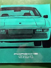 Porsche 924 Original Car Sales Brochure Very Frameable