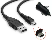 USB Power Charger Data Transfer Charging Cable for Garmin Nuvi RV 760LM 760T GPS