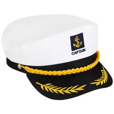 Boat Captain Hats for Men Embroidered Masquerade Unisex Child