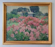 Joseph Chenoweth Antique Oil Painting For Restoration Cheek Mansion Tennessee