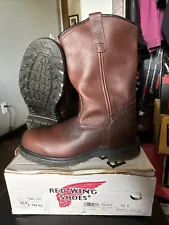 Red Wing Mens Pecos 2405 SuperSole Leather Rancher Safety Toe Work Boots sz 10 D