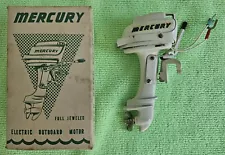 VINTAGE FLEET LINE MARINE #45 MERCURY ELECTRIC OUTBOARD MOTOR WITH BOX UNTESTED