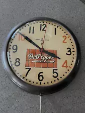 Dr. Pepper Clock 1950's clock works