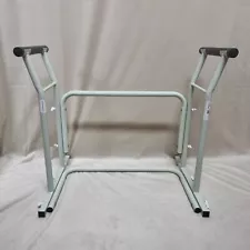 Nova U Shaped Metal Toilet Safety Rail Elderly Handicap Assist Frame Support