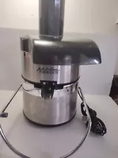 Jack Lalanne's Power Juicer Model E-1188-1 Stainless Steel/ Black Check All Pics