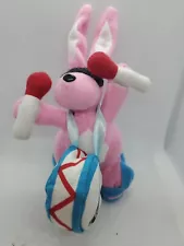 Vintage Energizer Bunny Rabbit Bean Bag Toy Plush Advertising Eveready 5" tall