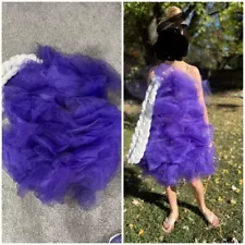 Purple Loofa themed Halloween costume Dress up Play pretend