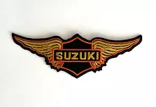 Embroidered Patch - Suzuki - Motorcycles - Racing - Iron-on/Sew-on