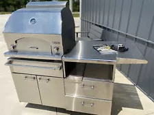 Lynx Pro Napoli 30" Propane Outdoor Pizza Oven On Mobile Kitchen Cart - LPZAF-LP