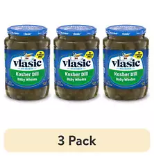 24 fl oz Jar of Kosher Dill Baby Whole Pickles – Fresh & Crunchy