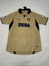 New ListingArsenal 2001-2002 #14 HENRY Retro Sega Soccer Football Jersey Size XL