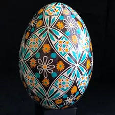 Real Ukrainian Pysanky Goose Pysanka Hand made Hutsul Easter Egg