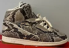 Authentic Nike Air Python Snakeskin Leather sneakers brown 11