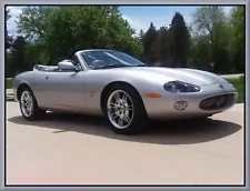 2004 Jaguar XKR Supercharged V8 Cabriolet, Refrigerator Magnet, 42 Mil